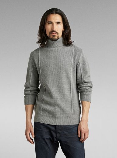 Knitted Turtleneck Sweater Structure